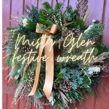 Load image into Gallery viewer, 'Misty Glen' festive wreath